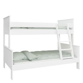 Alba Wooden Family Bunk Bed - White