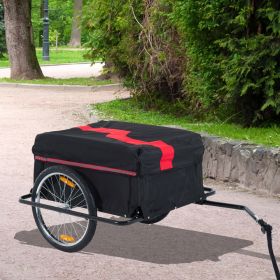 Foldable Cargo Storage Trolley Trailer With Removable Cover
