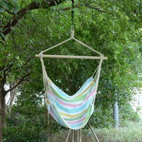 Garden Hanging Hammock With Cotton Cloth - Green