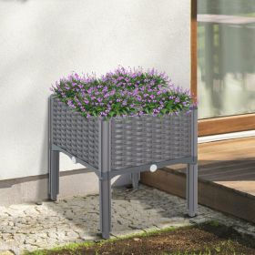 PP Material Plant Stand Raised Bed - 40x40x44CM