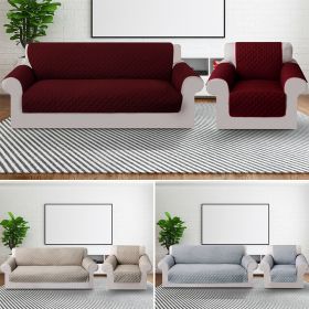 Pet protect sofa slip waterproof cover -  Grey and Beige