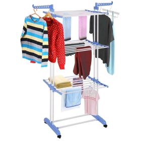 3 Tier Extra Foldable Large Clothes Airer