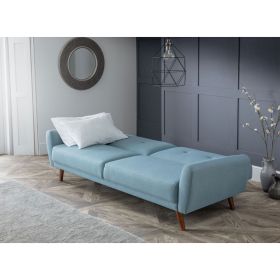 Monza Compact And Stylish 3 Seater Sofabed- Blue