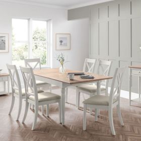 Provence Extending Dining Table - Oak/Grey