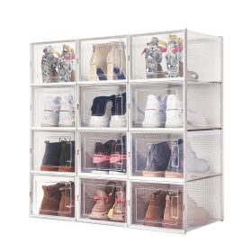 Opula 12 Piece Shoe Cabinet - Transparent