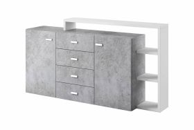 Bernard 27 Sideboard Cabinet - Concrete Grey