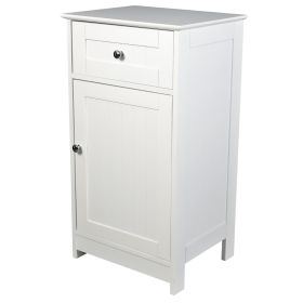 Alaska Low Bathroom Storage Cabinet - White