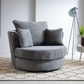 Fergasson Swivel Chair - Grey