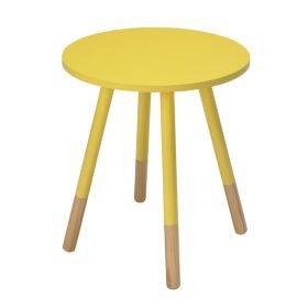 Costa Stylish Legs Side Table - Yellow
