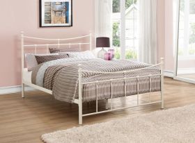 Birlea Emily Cream Metal Bed Frame - Small Double 4ft