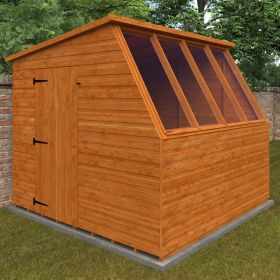 Banbury Airy Design Single Door Potting Shed with Fixed Large WIndows - 8 x 8Ft
