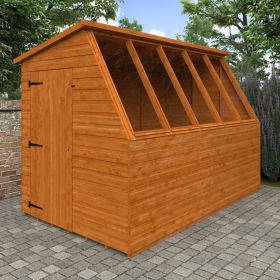 Banbury Airy Design Single Door Potting Shed with Fixed Large WIndows - 10 x 6Ft