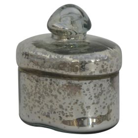 Vintage Styled Silver Small Jar