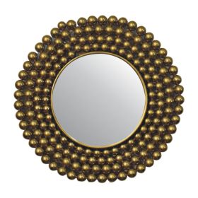 Gold Bubble Design Mirror Frame