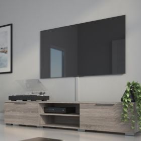 Belfast TV Unit Stand with 2 Drawers and 2 Open Shelf - Truffle Oak