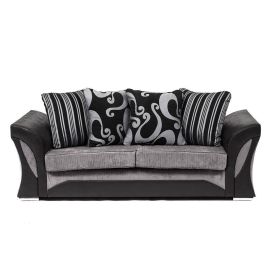 Faro 3 Seater Sofa - Black