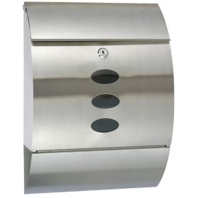 HI Letter Box Stainless Steel 30x12x40 cm
