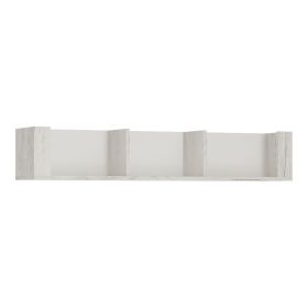 Angel 118.7cm Wall Shelf - White Craft Oak