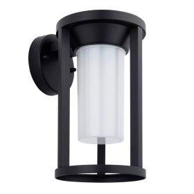 Goarien Contemporary Exterior Wall Sconce Frosted White Shade