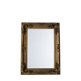 Donsyr Timeless Leaner Mirror with Stylish Gold Finish in Small