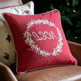 Roque Cushion Cover - Red