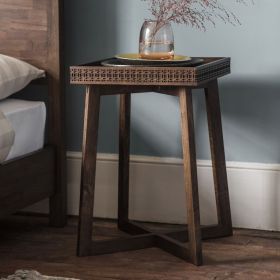 Norfolk Bedside Table - Brown