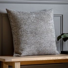 Tuskegee Soft Textured Chenille Cushion Cover - Grey