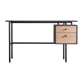 Harwich 2 Drawer Desk - Black