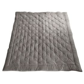 Ithiel Velvet Bedspread - Neutral