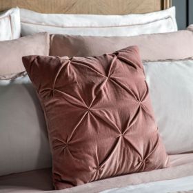 Ithiel Velvet Cushion - Blush