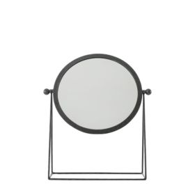 Manilla Adjustable Table Top Mirror - Black