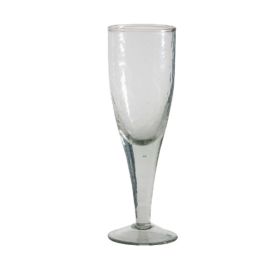 Anzio Hammered Flute Glass - Set of 4