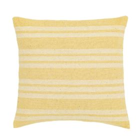 Solstice Woven Cushion Cover - Lemon