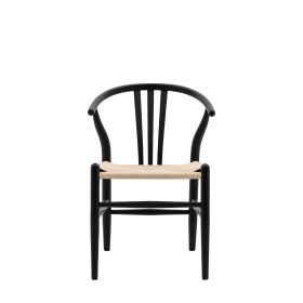 Cardiff  Chair 2pk - Black