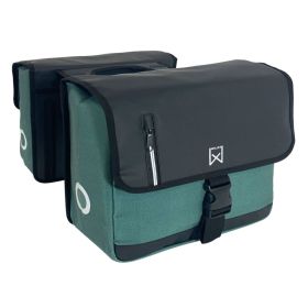 Willex Business Panniers 30 L Canvas Green and Black