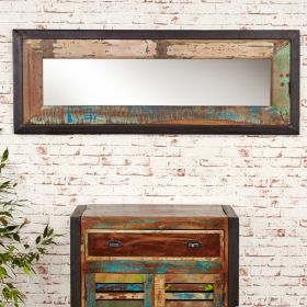 Laura Reclaimed Timber Contemporary Medium Mirror