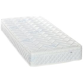 Single Mattress, Pocket Sprung Mattress in a Box with Breathable Foam and Individually Wrapped Spring, 190cmx90cmx22.5cm, White