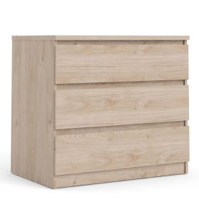 Naia Chest of 3 Drawers in Jackson Hickory Oak - Oak