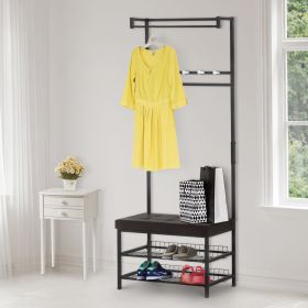 Multi Purpose Hanger for Shoes and Coats with Stool