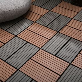 11PC Outdoor Interlocking Decking Tiles - 3 Colours