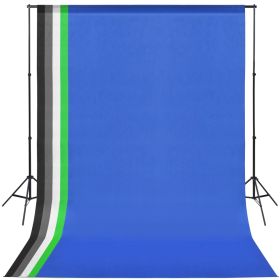 Photo Studio Kit with 5 Coloured Backdrops and Adjustable Frame
