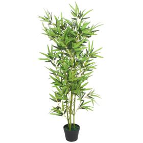 Artificial Bamboo Plant with Pot 120 cm Green