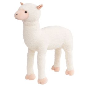 Standing Plush Toy Alpaca White XXL