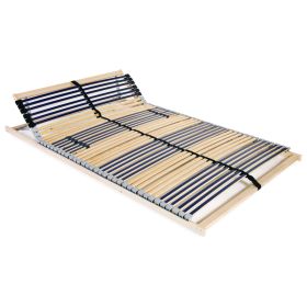 Slatted Bed Base with 42 Slats 7 Zones 120x200 cm