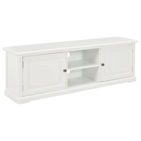 TV Cabinet White 120x30x40 cm Wood