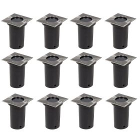 Outdoor Ground Lights 12 pcs Square
