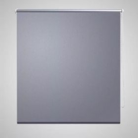 Roller Blind Blackout 80 x 230 cm Grey