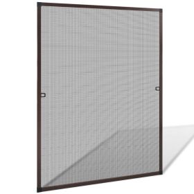 Brown Insect Screen for Windows 100 x 120 cm