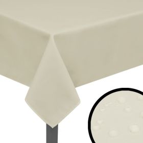 Tablecloths 5 pcs Cream 170x130 cm