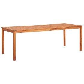 Garden Table 215x90x74 cm Solid Acacia Wood